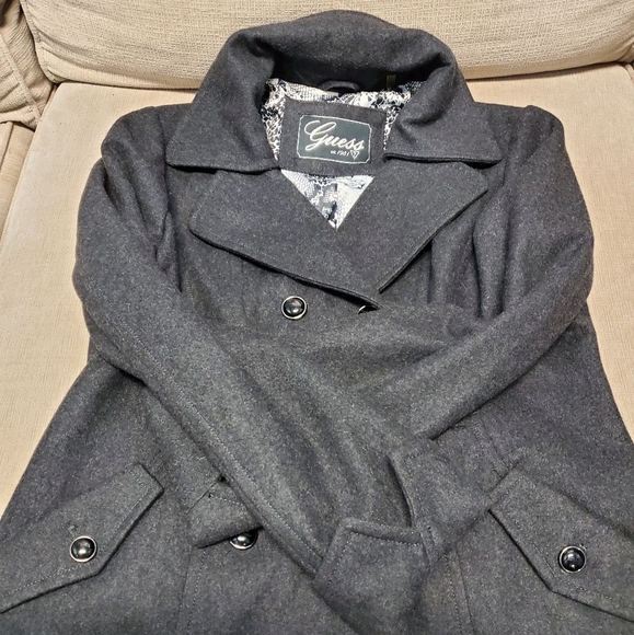 Vintage grey wool peacoat! Guess! - Picture 4 of 4